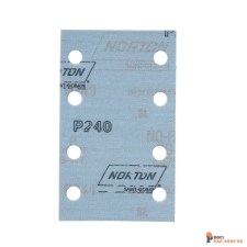 nortonschleifmittel/NORTON_schleifmittel_66254478608 Cut Sheets Selfgrip Norton Pro+ 80.00x133 Grit 240 8 holes_137624